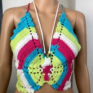 Candy 🍭 stripes Butterfly 🦋 top